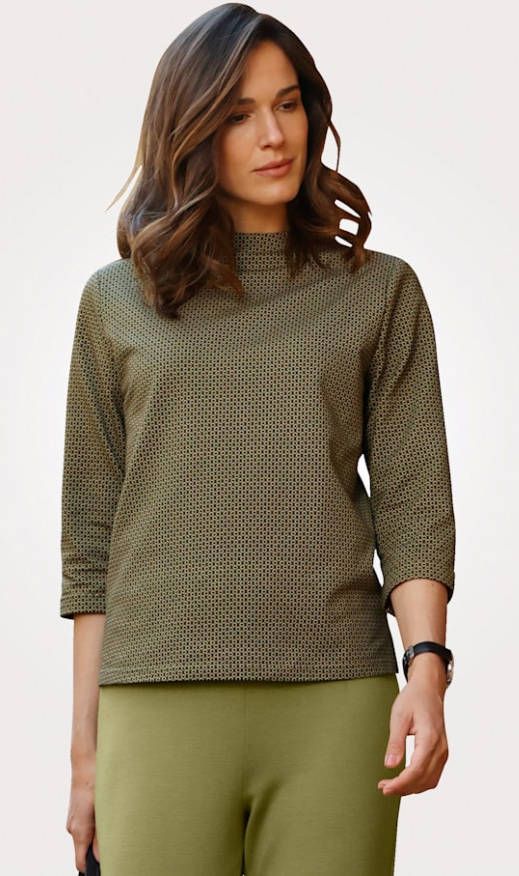 Mona Shirt 367 Sage Check main image 1