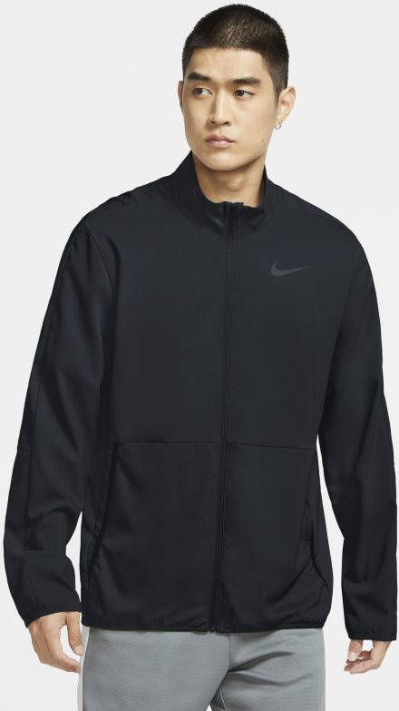 Nike Dri FIT Geweven trainingsjack voor heren Zwart