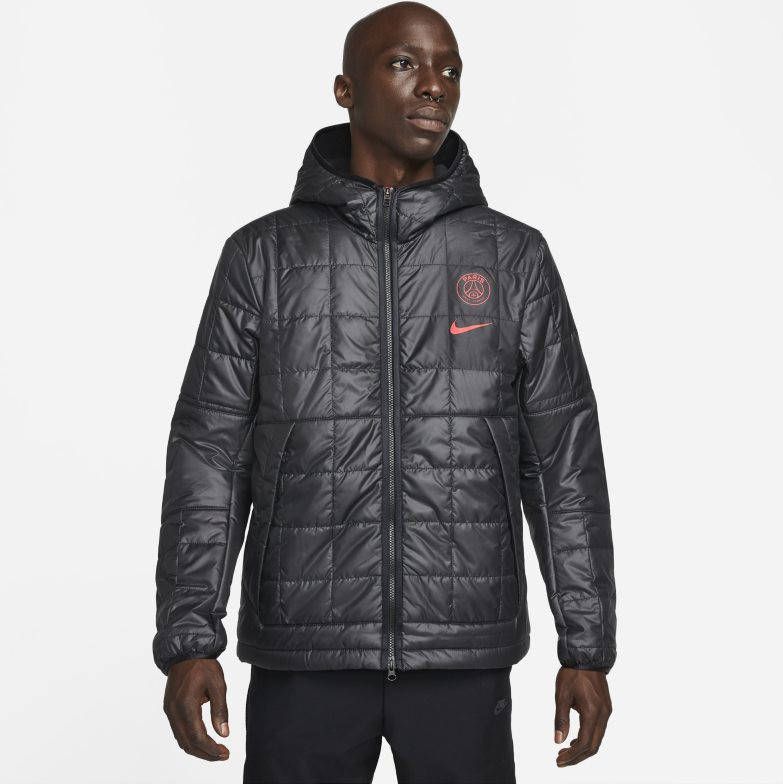 Nike Paris Saint Germain Synthetic Fill Herenjack van fleece Zwart