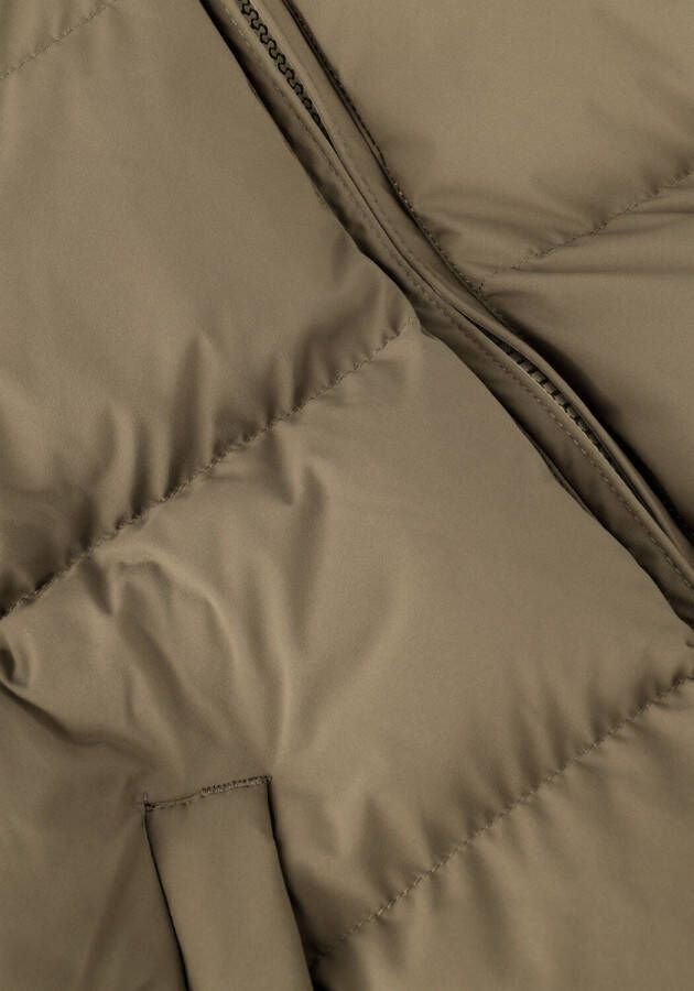 Airforce Beige Gewatteerde Jas Hrg0933