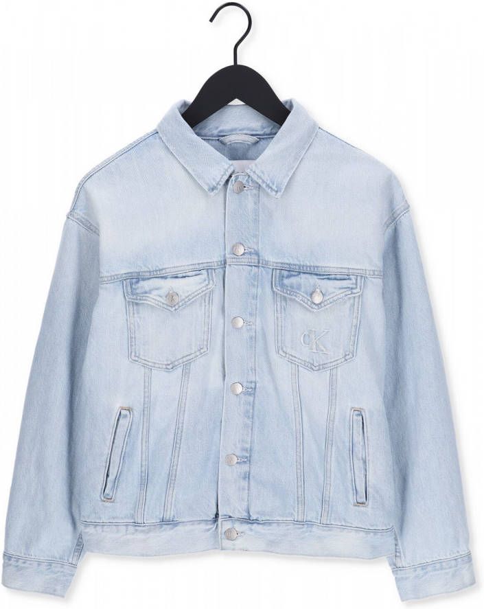 Calvin Klein Lichtblauwe Spijkerjas Dad Denim Jacket