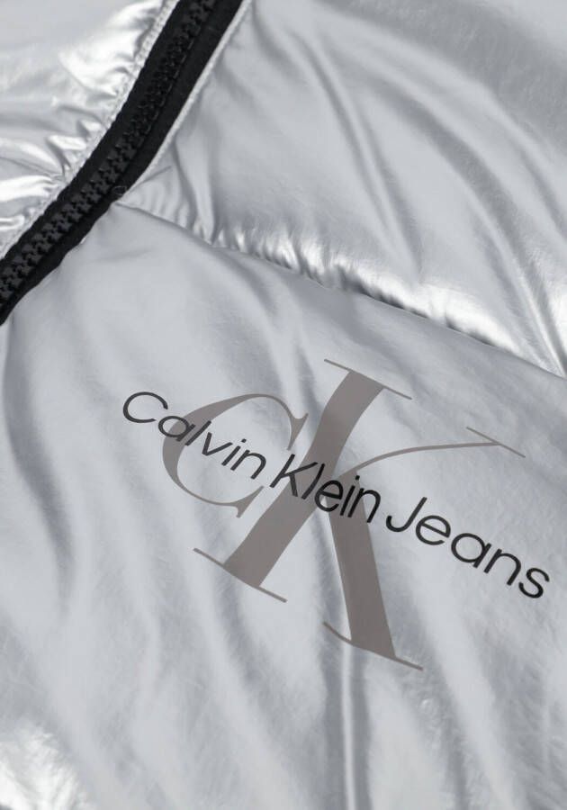 Calvin Klein Gewatteerde puffer jack met afneembare capuchon en mouwen