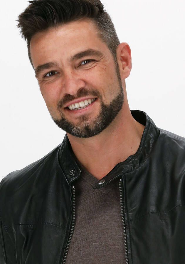 Goosecraft Bikerjack van schapenleer met ritszakken