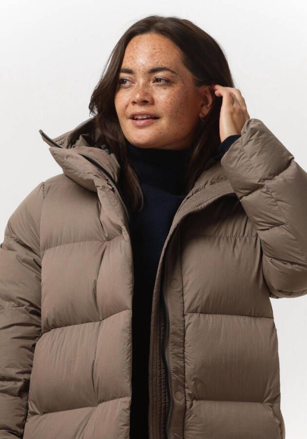 Krakatau Gewatteerde Jassen Bruin Dames