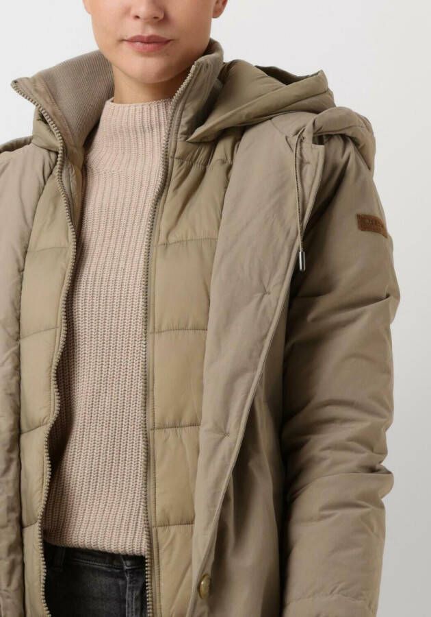 Moscow Beige Gewatteerde Jas Sirry