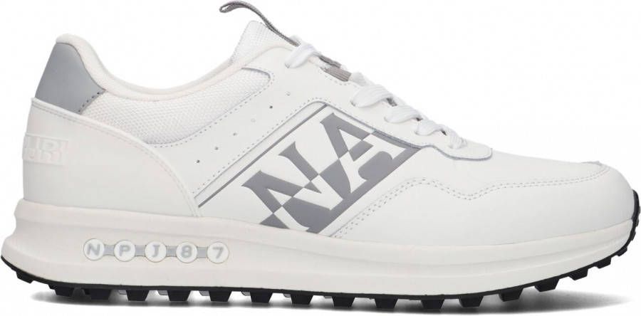 Napapijri Witte Lage Sneakers Slate