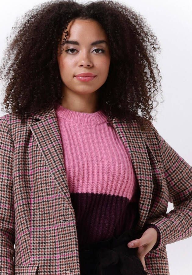 Tommy Hilfiger Mantel in wolblend met pied de poule dessin