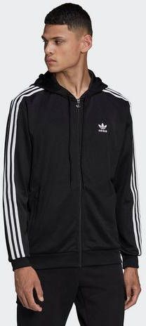 Adidas Bluza męska Adicolor Classics Hooded Full Zip Track Jacket Hb9512 , Zwart, Heren