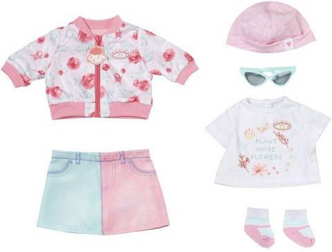 Baby Annabell Poppenkleding Deluxe voorjaar(set, 6 delig )