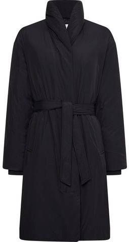 Calvin Klein Winterjas RECYCLED DOWN WRAP PUFFER COAT met tailleband die gestrikt kan worden