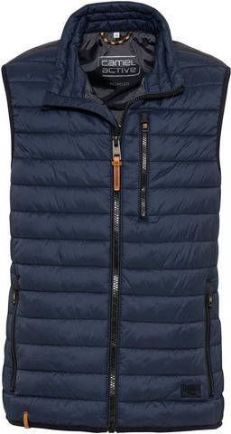 camel active bodywarmer opstaande kraag navy