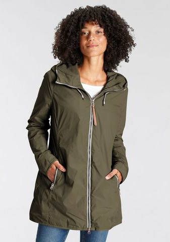 camel active Functioneel jack unikleur, windwerend en waterafstotend, met contrastdetails