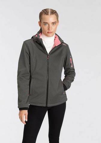 CMP Softshell jack WOMAN JACKET ZIP HOOD