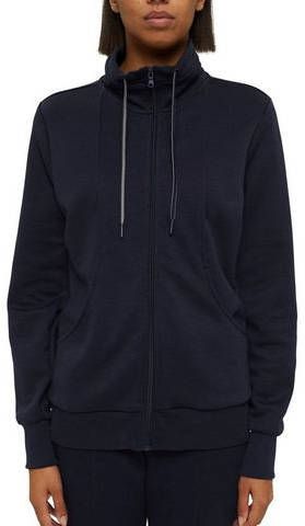 esprit sports Sweatvest met hoog te sluiten kraag en rijgkoord