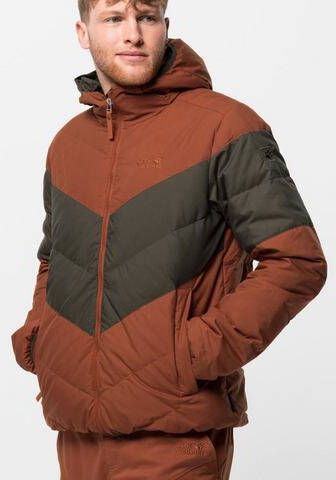 Jack Wolfskin Barrow Bay Donsjas Casual Koper/Bruin