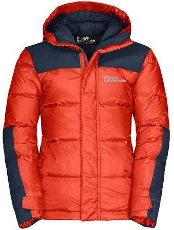 Jack Wolfskin Mount Cook Donsjas Junior Oranje