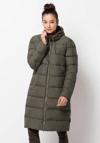 Jack Wolfskin outdoor jas Crystal Palace olijfgroen