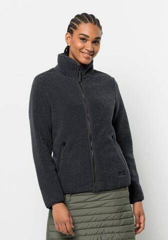 Jack Wolfskin High Cloud Jacket Fleecevest Dames Donkergrijs