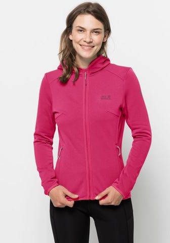 Jack Wolfskin Fleecejack met capuchon TURBULENCE FLEECE W
