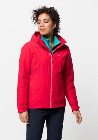 Jack Wolfskin Argon Storm Jas Dames Middenrood