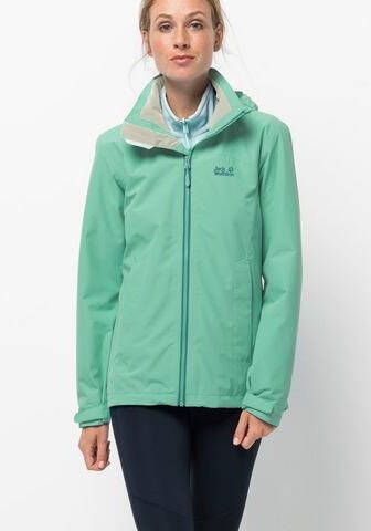 Jack Wolfskin Evandale Jas Dames Lichtkaki