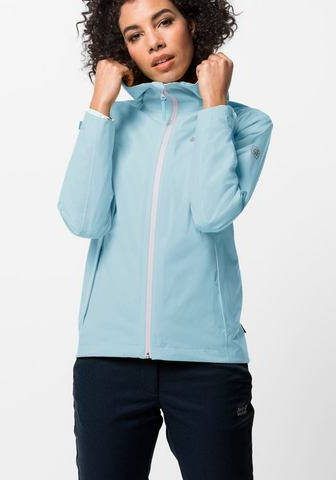 Jack Wolfskin JWP Shell Jacket Dames Lichtblauw