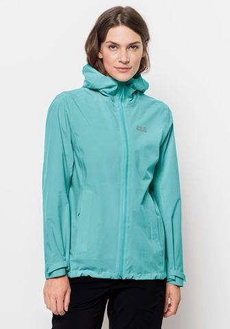 Jack Wolfskin Pack & Go Shell Jas Dames Blauw