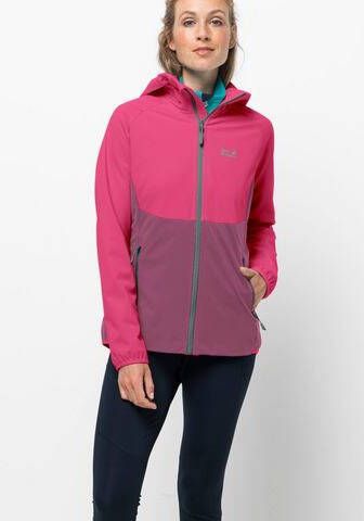 Jack Wolfskin Go Hike Softshell Dames Fuchsia/Violet