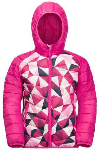Jack Wolfskin Zenon Print Jacket Kids Jas Middenroze/Patroon