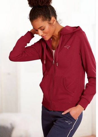 KangaROOS Sweatvest met grote logoprint op de rug