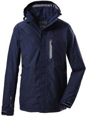 Killtec outdoor jas Carleb donkerblauw