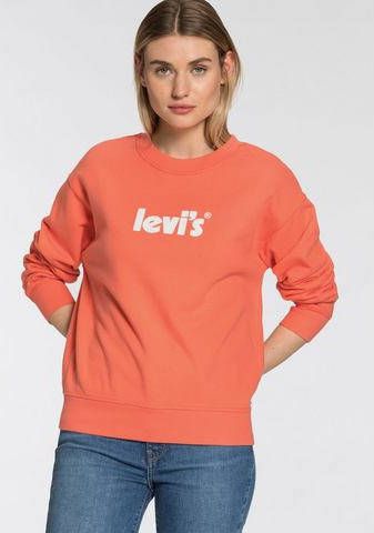 Levi's ® Sweatshirt Graphic Standard Crew Merkflag aan de onderste zoom