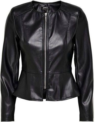 Only Imitatieleren jack ONLLINA FAUX LEATHER JACKET CC OTW