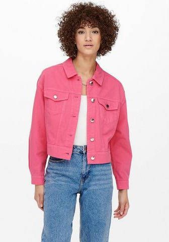 Only Dames rose vaquera jas 15250352 , Roze, Dames