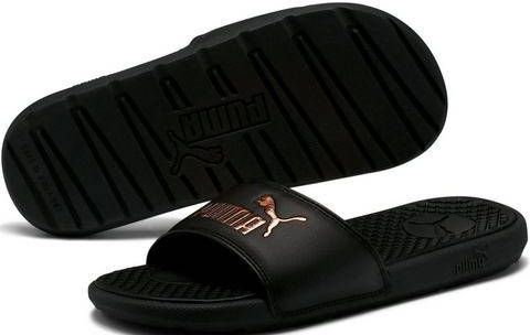 Puma Cool Cat Wns badslippers zwart/rosé goud