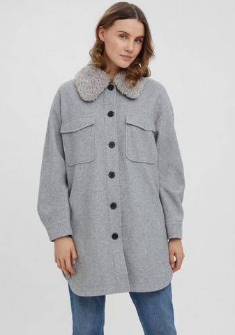 Vero Moda Lange jas teddy kraag