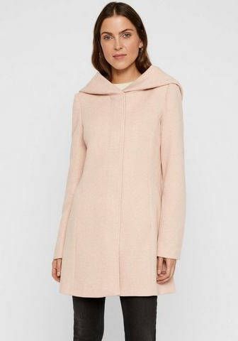 Vero Moda Lange jas Vrouwelijke , Roze, Dames