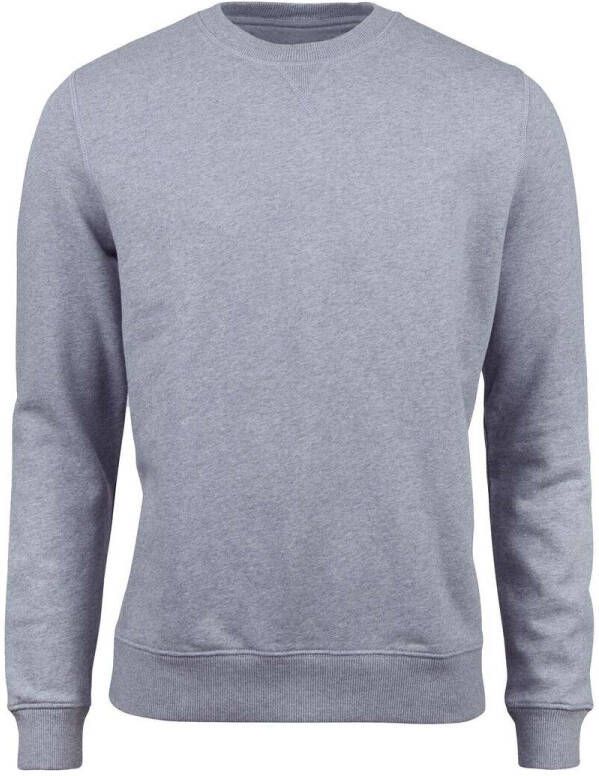Stenströms Crew Neck College Sweatshirt , Grijs, Heren