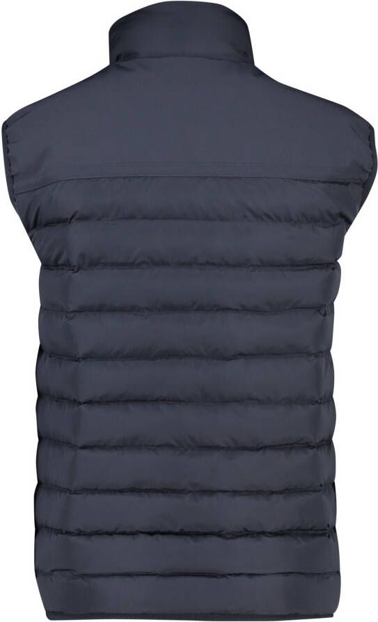 Airforce bodywarmer navy normale fit effen rits + knoop