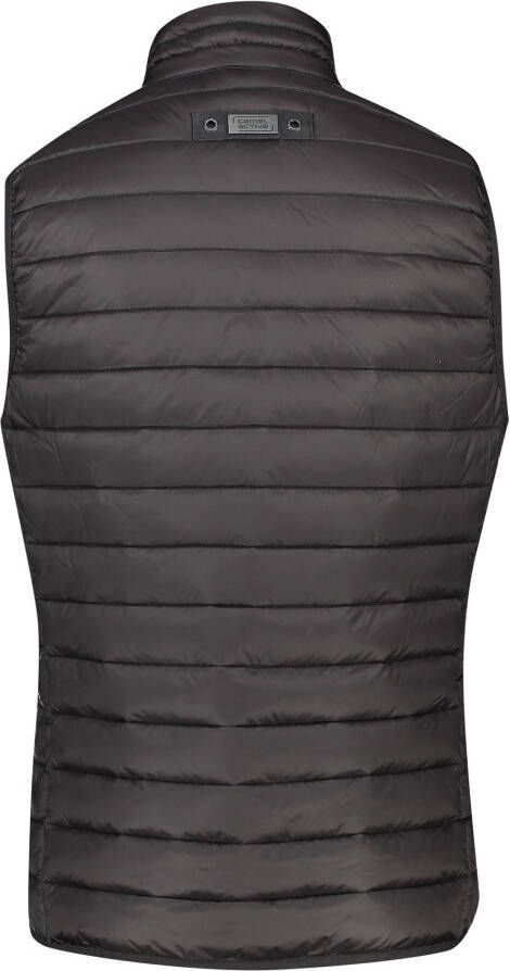 camel active bodywarmer zwart opstaande kraag