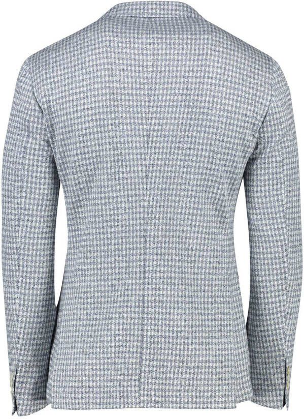 Hugo Boss tussenjas lichtblauw normale fit ruit
