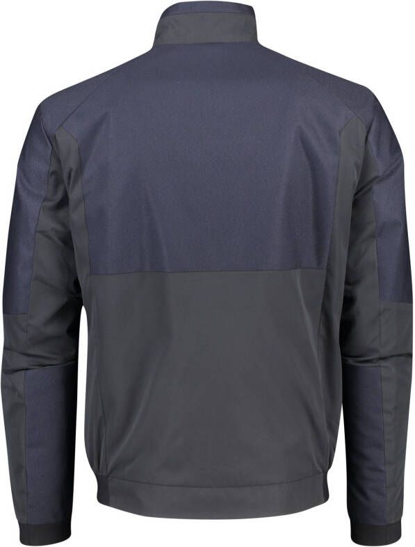 Hugo Boss Winterjas donkerblauw normale fit effen rits