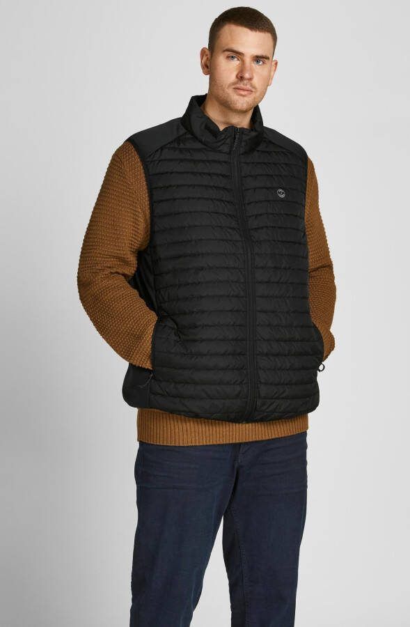 JACK & JONES PLUS SIZE bodywarmer JJEMULTI Plus Size black