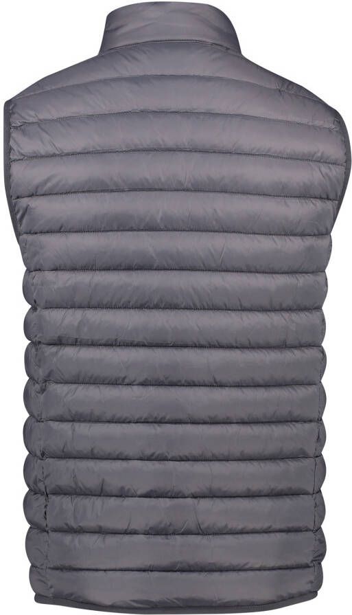 Vanguard Bodywarmer grijs normale fit effen rits