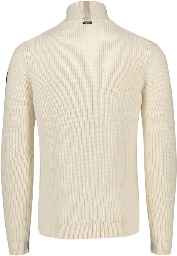 Vanguard Trui Half Zip Off White , Wit, Heren