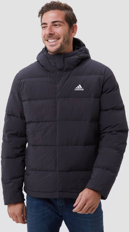 Adidas helionic dons outdoorjas zwart heren