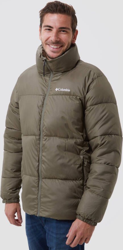 Columbia Puffect puffer jack met ristzakken en logo