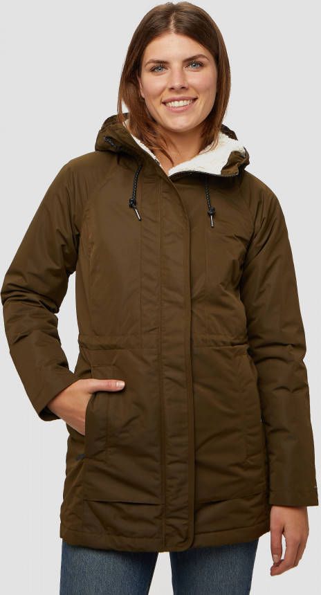 Columbia South Canyon Sherpa Lined Jas Dames Middengroen