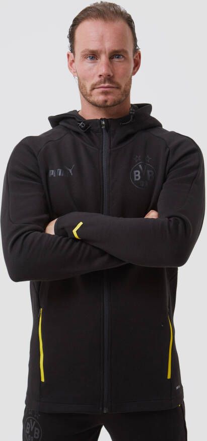 Puma borussia dortmund trainingsjas 22/23 zwart/grijs heren