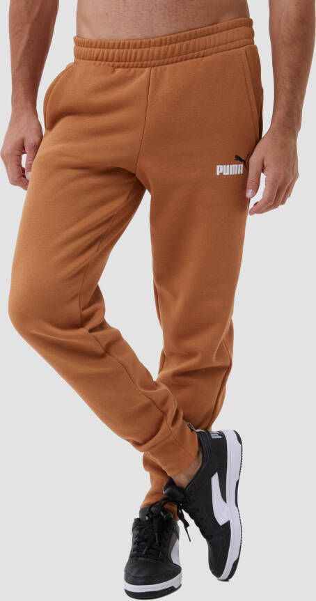 PUMA Essential+ 2 College Logo Trainingsbroek Fleece Club Bruin